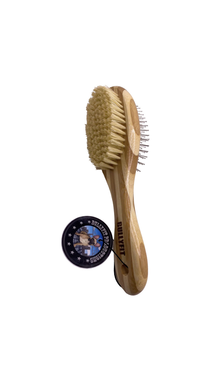 BullyFIT Double Sided Pet Grooming Brush | Pet Grooming Kit | Pet Brush | Pet Grooming Essential