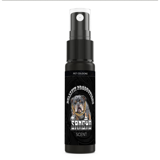 BullyFIT Sancho Scent All Natural Pet Cologne 1oz | Organic Dog Cologne. Deodorizer | Cruelty Free| Vegan Friendly| Handcrafted
