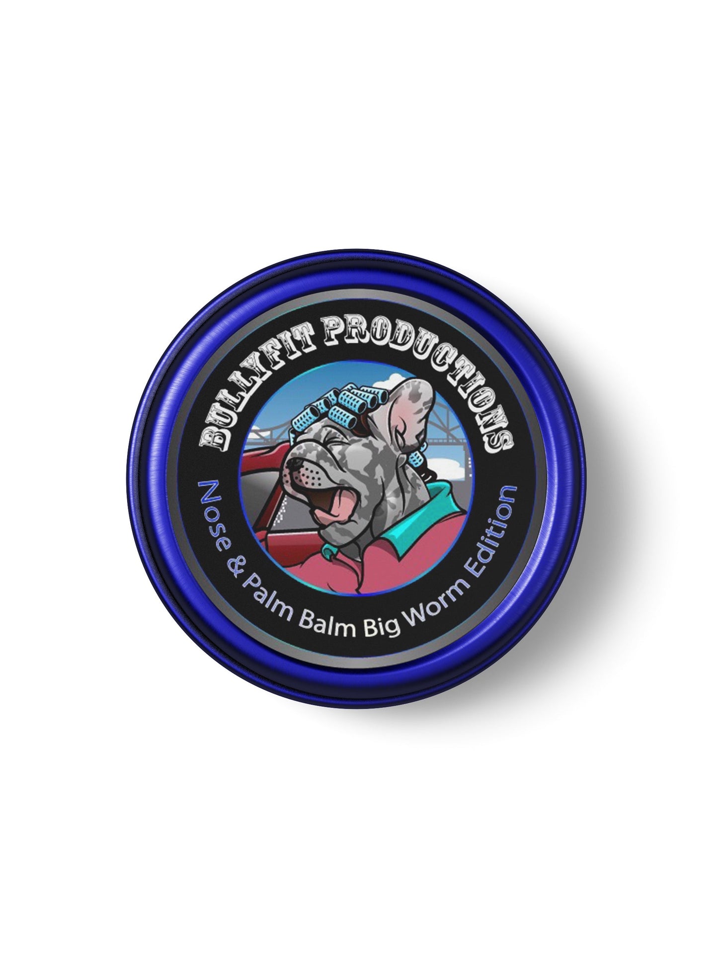 BullyFIT Soothing Nose & Paw Balm Big Worm Edition 2oz | Organic Dog Balm for Dry Skin | Pet Grooming | Vegan Friendly | Cruelty Friendly|Vet Approved| Handcrafted