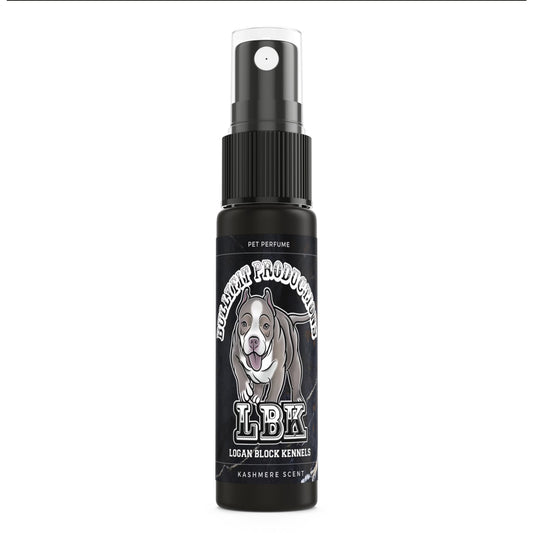 BullyFIT x Logan Block Kennel Kashmere Scent Pet Perfume 1oz - Deodorizer| Cruelty Free| Vegan Friendly| Vet Approved| Organic| Eco Friendly | Dog Perfume