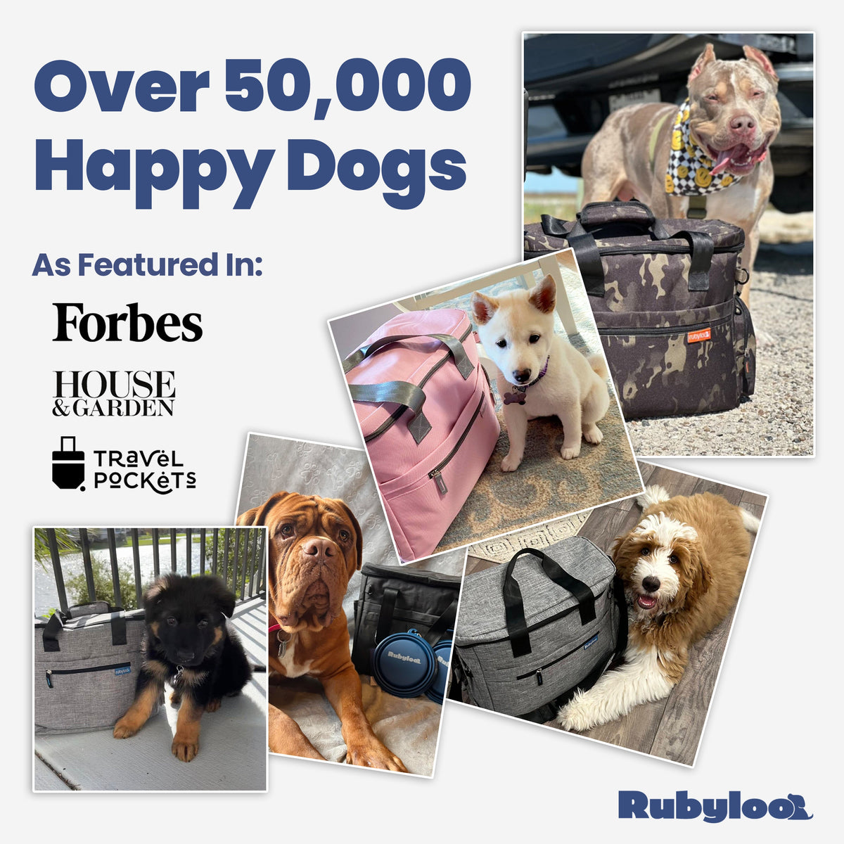 The Original Doggy Bag® Dog Travel Bag for Supplies (Personalize it!)